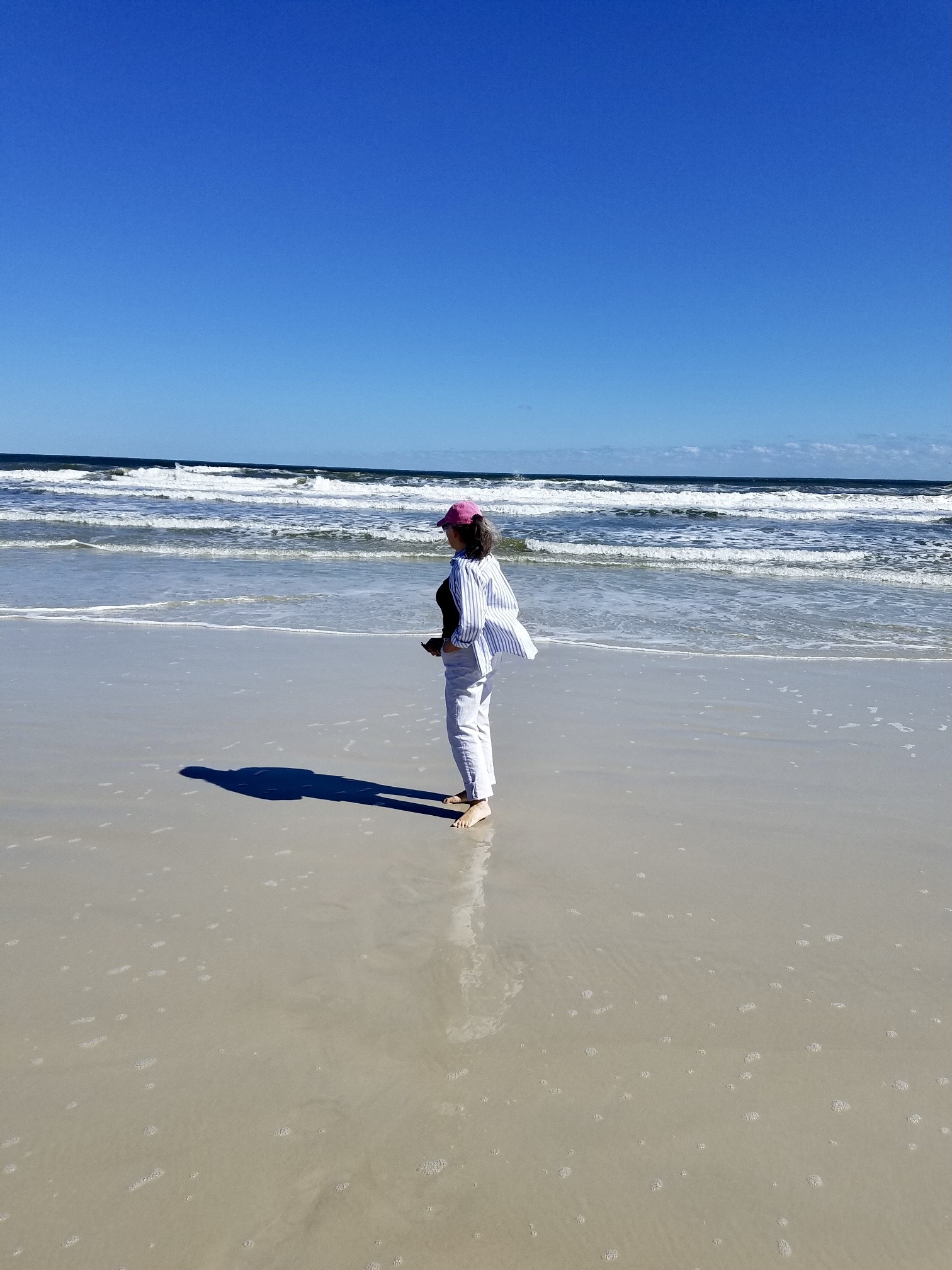 deb mccarren at the beach